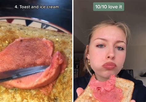 This Woman Is Tasting And Rating Weird Pregnancy Food Cravings Bored