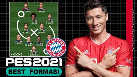 formasi pes fc bayern muenchen youtube