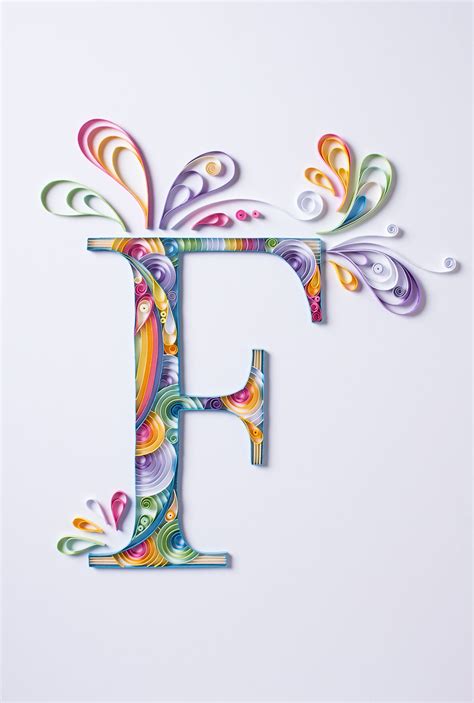 quilling project  behance arte quilling quilling letters origami