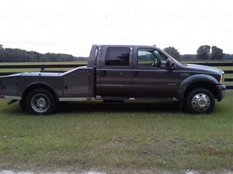 Find Used 2006 Ford F 550 Lariat Western Hauler Bed Crew Cab Air Ride