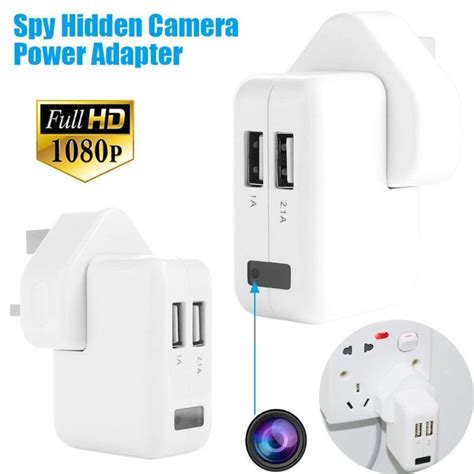 usb wall charger hidden spy camera 1080p hd mini dvr