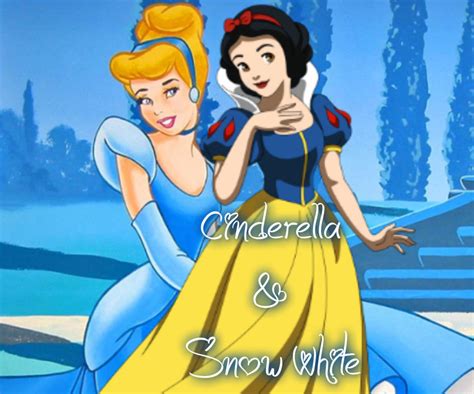 Cinderella And Snow White Disney Femslash Photo