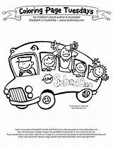 Coloring Bus School Pages Back Kids Driver August Printable Clipart Clip Color Big Tuesday Preschool Colouring Cliparts Cartoon Dulemba Buses sketch template