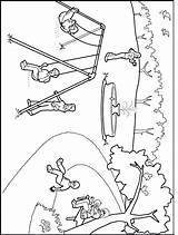 Playground Coloring Pages Equipment Getdrawings sketch template