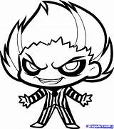 Joker Coloring Pages Chibi sketch template
