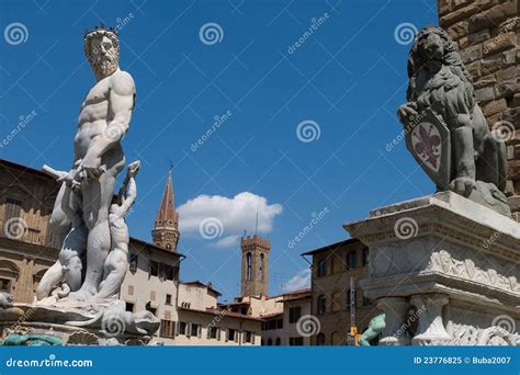 florence statues royalty  stock photo image