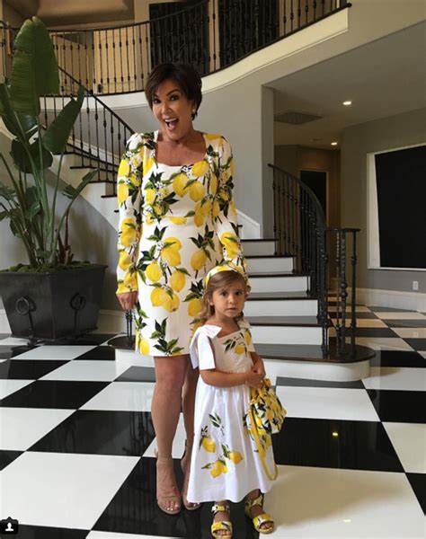 [pic] penelope disick and kris jenner match in lemon outfits — who wore it better hollywood life