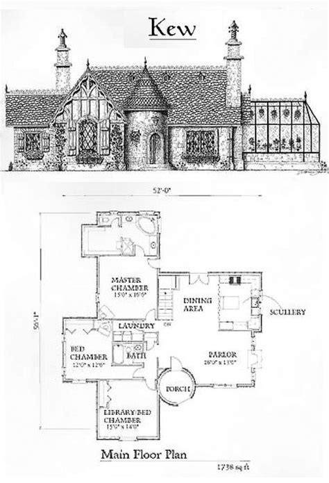 english cottage house plans storybook style