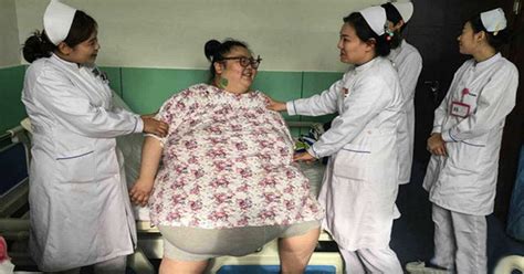 Chinas Fattest Woman Sheds 23st – You Wont Believe What She Looks