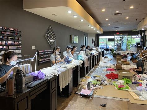 vietnamese owned nail salons donate thousands  masks gloves