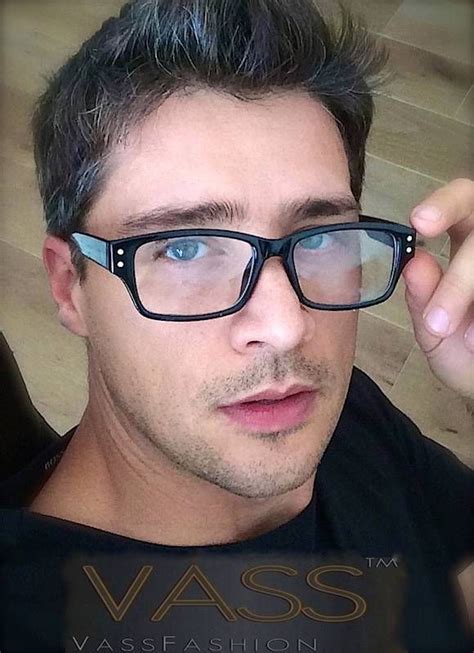 Fashion Rectangular Rectangle Thick Frame Clear Lenses Men Eyeglasses