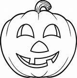 Pumpkin Coloring Halloween Pages Printable sketch template