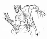 Wolverine Logan Coloring Pages Deviantart Characters sketch template