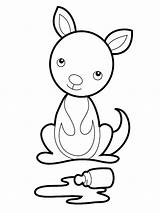 Kangaroo Preschool Clipartmag sketch template