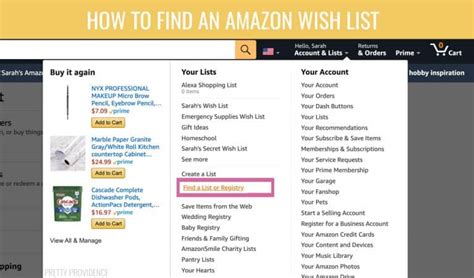 amazon  lists  gifting pretty providence