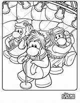 Club Penguin Coloring Pages Para Colorear Printable Color Print Popular Colouring Library Clipart Powered Coloringhome sketch template