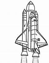 Rocket Spaceship Shuttle Challenger Rockets Navette Spatiale Astronaut Clipartmag Getdrawings Carriage Lego Coloriages sketch template