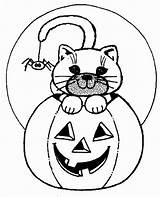 Spooky Kolorowanki Halloweenowy Kot Dzieci Dla Pete Getcolorings sketch template