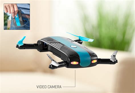 pocket video drone  sharper image