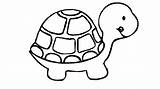 Turtle Coloring Pages Kids Drawing Preschool Color Printable Turtles Sea Size Drawings Cartoon Cute Draw Clipart Funny Print Animals Sheets sketch template