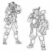 Apex Legends Bloodhound Coloring Pages Gibraltar Printable Xcolorings 678px 93k 660px Resolution Info Type  Size Jpeg sketch template