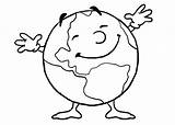 Coloring Pages Earth Kids Print sketch template