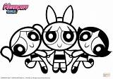 Coloring Powerpuff Girls Pages Printable sketch template
