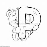Teddy Bear Alphabet Coloring Pages Letter Sheets Choose Board Colouring Cartoon Getcoloringpages sketch template
