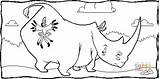 Zazu Coloring Pages Rhino Printable Drawing Supercoloring sketch template