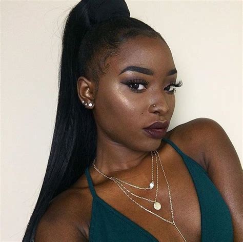 pin by guap godde 💸 on melanin makeup magic maquillaje peinados belleza
