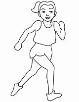 Coloring Pages Runner Jog Clipart Olympic Track Olympics Kids Runners Printable Run Field Race Cliparts Para Fun Printables оцветяване Characters sketch template