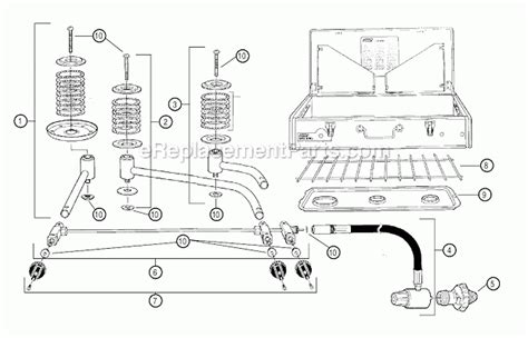 coleman gas stove  diagram  parts list oldcolemanparts  parts diagrams shop