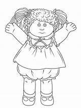 Patch Cabbage Coloring Doll Pages Clipart Printable Kids Cabage Dolls Drawing Silhouette Print Rag Choose Board Logo sketch template