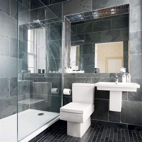 Modern Charcoal Grey Bathroom Bathroom Designs