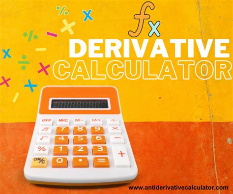 derivative calculator  shortcut  calculus mastery antiderivative calculator