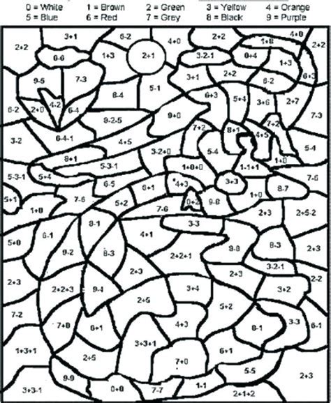 grade multiplication coloring page coloring home