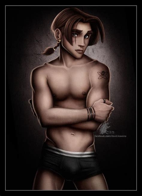 Hunkified Illustrations Of Male Disney Characters