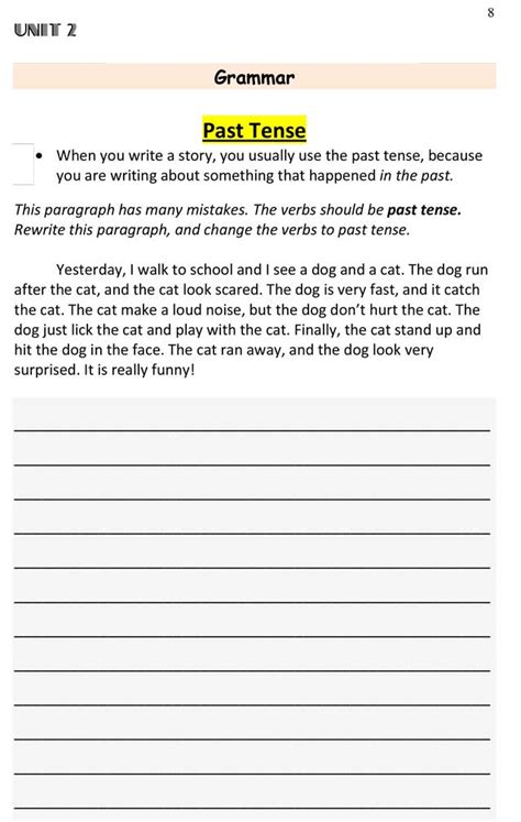 grammar paragraph correction worksheets  worksheets