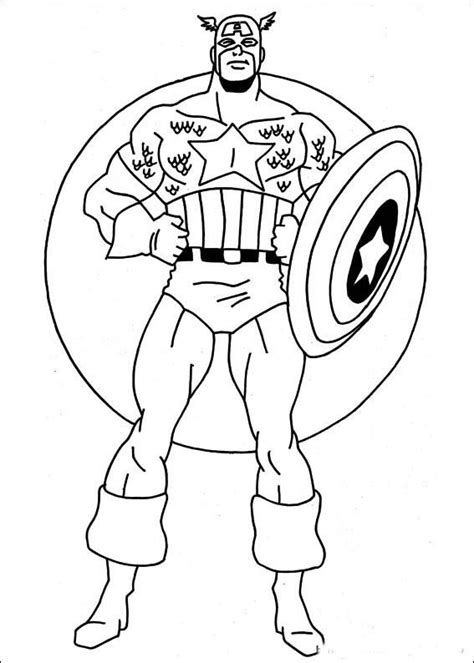 captain america coloring pages  kids avengers coloring pages