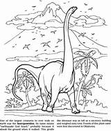Dinosaur Doverpublications Dover Dinosaurs sketch template