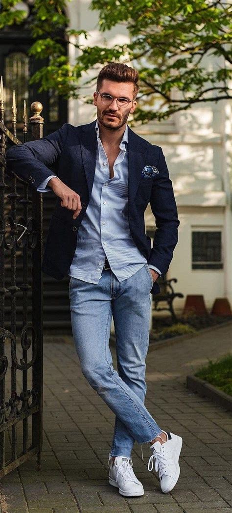 shirt jeans  blazer outfit   smart casual  smart casual