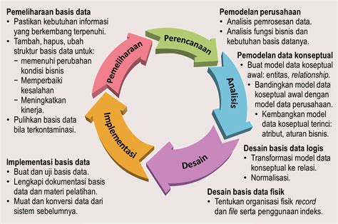 siklus hidup basis data riwayat basis data  sistem informasi