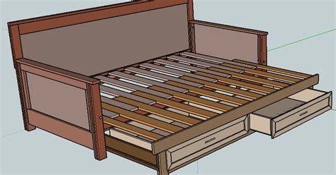 pull  daybed plans home diy ideas pinterest