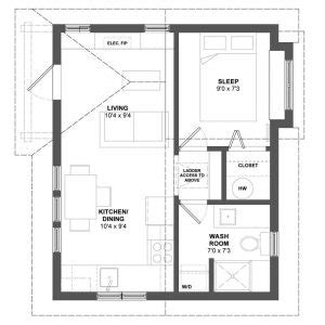 roomed house plan  zimbabwe