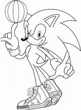 Sonic Coloring Pages Boom Hedgehog Getdrawings Z31 sketch template