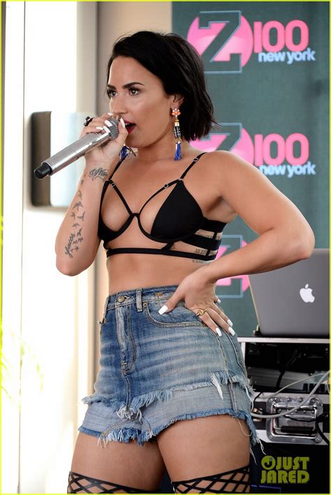 demi lovato wears super sexy bikini at cool for the summer pool party