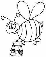 Biene Bienen Malvorlagen Honigtopf Nadines Tiere Erwachsene Affefreund sketch template