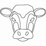 Cow Mascaras Vaca Mascara Animales Topeng Antifaz Granja Divertirse Lembu Prasekolah Iluminar Colección Perritos Rodeo Carnavales Colorir sketch template