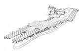 Avion Porte Guerre Bateau Warship Carrier Coloriages Colorear Transport Transporte Albumdecoloriages sketch template