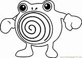 Pokemon Poliwhirl Poliwag Pokémon Coloringpages101 Template sketch template